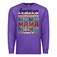 Purple american mama Premium Sweatshirt - BarkalooDesign