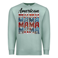 Seafoam american mama Premium Sweatshirt - BarkalooDesign