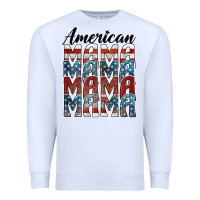 White american mama Premium Sweatshirt - BarkalooDesign