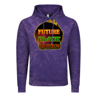 Cloud Purple Future black queen Vintage Hoodie - HowdyJamesFarm