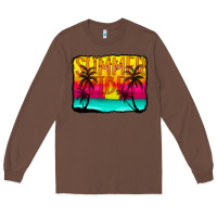 Chestnut summer vibes Long Sleeve Tee - CowCowDesign