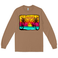 Toasted Coconut summer vibes Long Sleeve Tee - CowCowDesign