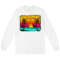 White summer vibes Long Sleeve Tee - CowCowDesign