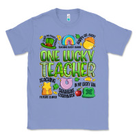 Colony Blue one lucky teacher lucky charm Classic Tee - Artiststas