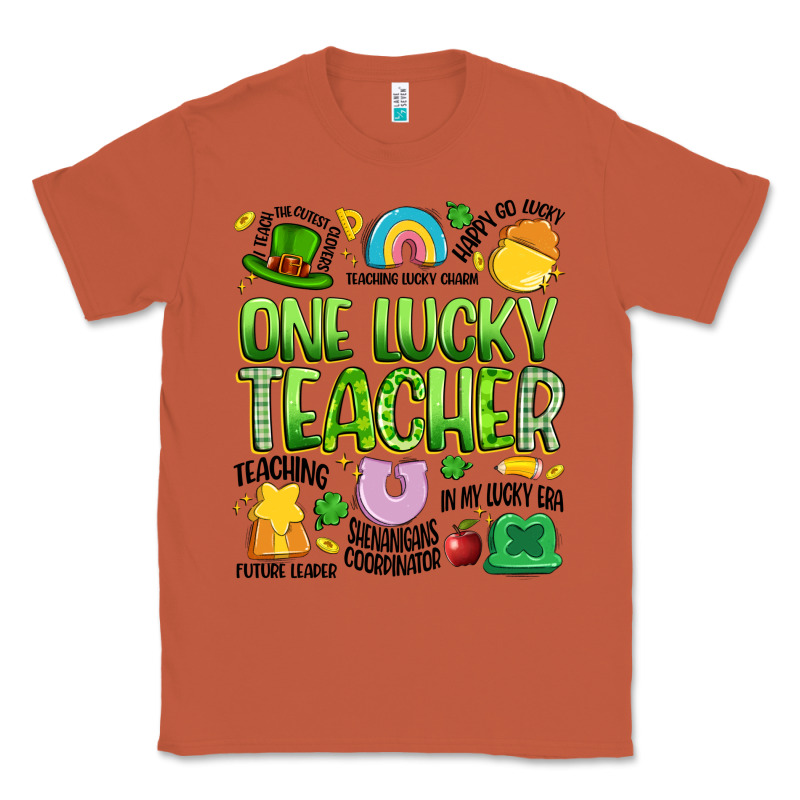 One Lucky Teacher Lucky Charm Classic Tee by Artiststas | Teevron