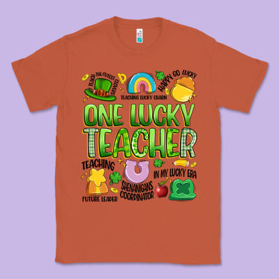 One Lucky Teacher Lucky Charm Classic Tee Designed By Artiststas