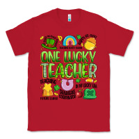 Red one lucky teacher lucky charm Classic Tee - Artiststas