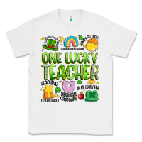 White one lucky teacher lucky charm Classic Tee - Artiststas