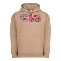 Pigment Burro floral love and kiss Urban Hoodie - AdoDesignShop