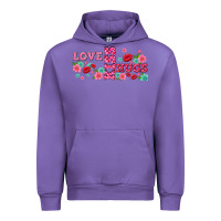 Tulip floral love and kiss Urban Hoodie - AdoDesignShop