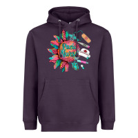 Plum western  pacu nurse medical instruments Heavyweight Hoodie - BarkalooDesign
