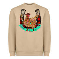 Mushroom horseshoe chicken Heavyweight Sweatshirt - CowhideDigitalArt
