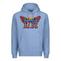 Colony Blue American Babe With Sunflowers Premium Hoodie - LillyAllenDesigns