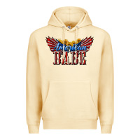 Pina Colada American Babe With Sunflowers Premium Hoodie - LillyAllenDesigns