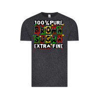 Vintage Black 100 pure brown sugar extra fine Vintage Tee - CowGirlArtShop