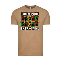 100 Pure Brown Sugar Extra Fine Vintage Tee | Teevron