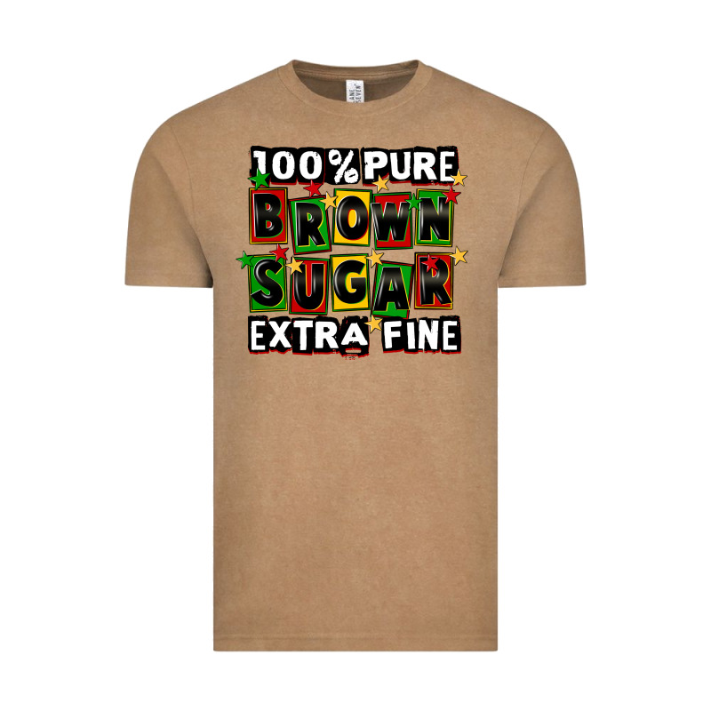 100 Pure Brown Sugar Extra Fine Vintage Tee by CowGirlArtShop | Teevron