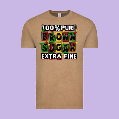 100 Pure Brown Sugar Extra Fine Vintage Tee Designed By Cowgirlartshop