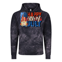 Cloud Black Happy 4th of july gnome Vintage Hoodie - CowGirlArtShop