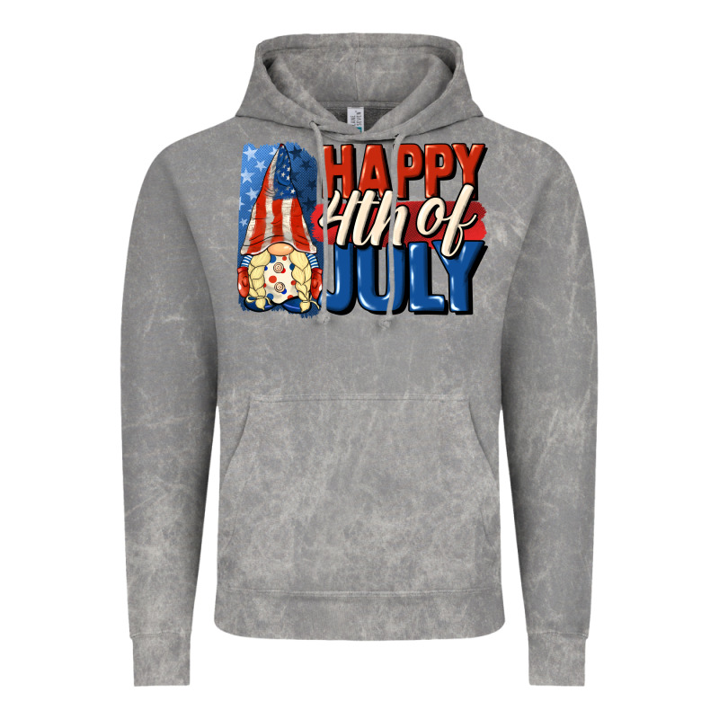 Happy 4th Of July Gnome Vintage Hoodie by CowGirlArtShop | Teevron