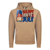 Vintage Coffee Happy 4th of july gnome Vintage Hoodie - CowGirlArtShop