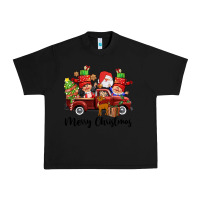Black merry christmas truck gnomies Urban Heavy Tee - CowGirlArtShop