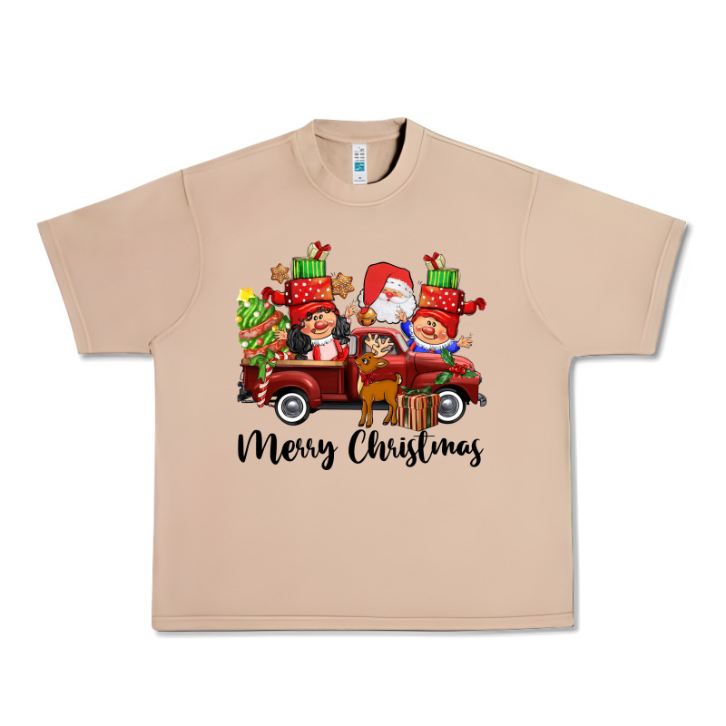 Merry Christmas Truck Gnomies Urban Heavy Tee by CowGirlArtShop | Teevron