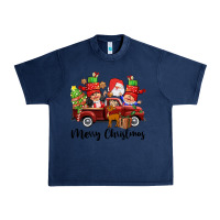 Navy merry christmas truck gnomies Urban Heavy Tee - CowGirlArtShop
