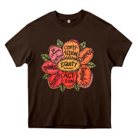 Chocolate Brown Equality Inclusion Diversity Equity Love Never Fails Teacher Heavy Core Tee - trangStudio