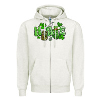 Oatmeal Heather nurse st patrick's day Zipper Hoodie - Artiststas