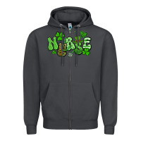 Smoke nurse st patrick's day Zipper Hoodie - Artiststas