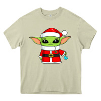 Mossy baby yoda christmas santa claus Heavy Core Tee - trangStudio