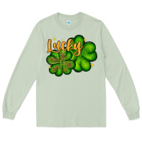 Matcha St. Patrick's Lucky and shamrock Long Sleeve Tee - OliviaCreatesArt