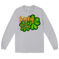 Moon Dust St. Patrick's Lucky and shamrock Long Sleeve Tee - OliviaCreatesArt