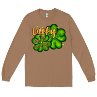 Toasted Coconut St. Patrick's Lucky and shamrock Long Sleeve Tee - OliviaCreatesArt