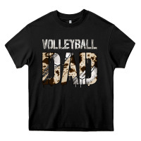 Black Volleyball Dad Heavy Core Tee - Bettercallsaul
