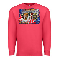 Cardinal 1776 4th of july background Premium Sweatshirt - BarkalooDesign