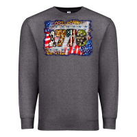 Charcoal Heather 1776 4th of july background Premium Sweatshirt - BarkalooDesign