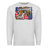 Dove Grey 1776 4th of july background Premium Sweatshirt - BarkalooDesign