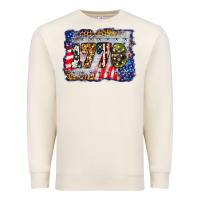 Sandshell 1776 4th of july background Premium Sweatshirt - BarkalooDesign