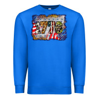 True Royal 1776 4th of july background Premium Sweatshirt - BarkalooDesign