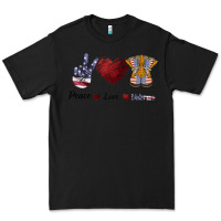 Black Peace Love Veteran Premium Tee - Bettercallsaul