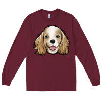 Burgundy cocker spaniel Long Sleeve Tee - Jasminsmagicworld
