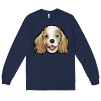 Navy cocker spaniel Long Sleeve Tee - Jasminsmagicworld