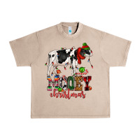 French Oak mooey christmas cow Urban Heavy Tee - CowGirlArtShop