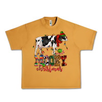 Mooey Christmas Cow Urban Heavy Tee | Teevron