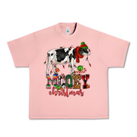 Salmon mooey christmas cow Urban Heavy Tee - CowGirlArtShop