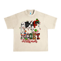 Sandshell mooey christmas cow Urban Heavy Tee - CowGirlArtShop