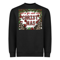 Just A Girl Who Loves Christmas Heavyweight Sweatshirt | Teevron