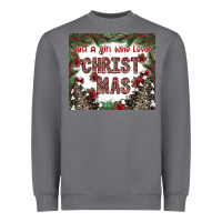 Storm just a girl who loves christmas Heavyweight Sweatshirt - CowhideDigitalArt